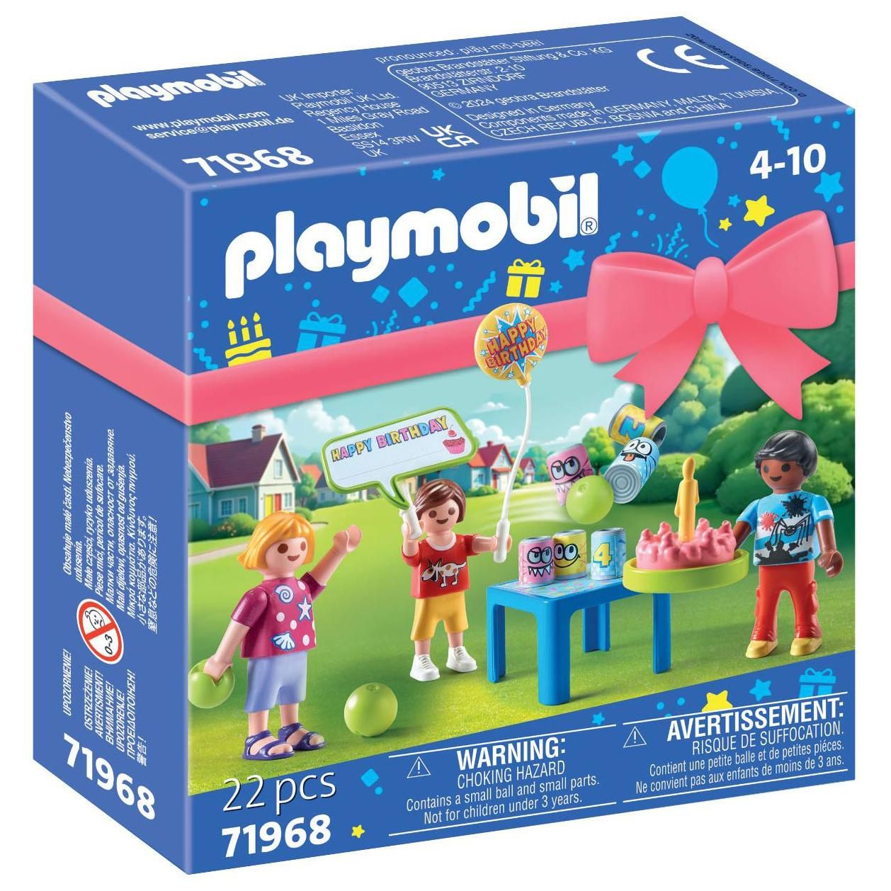 Playmobil 71968 Fête D'anniversaire Pour Enfants