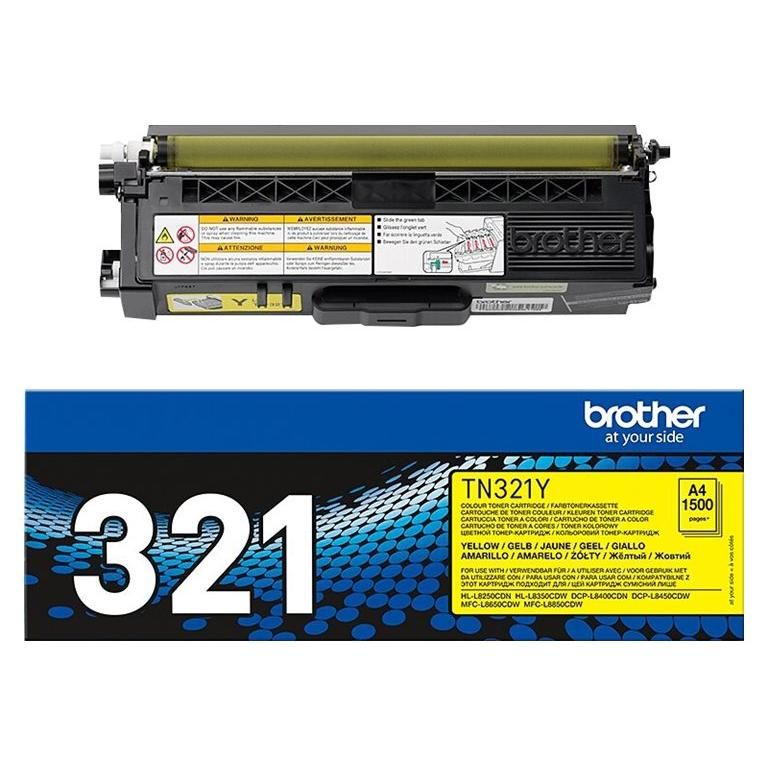 Brother TN321Y - Jaune - original - cartouche de toner