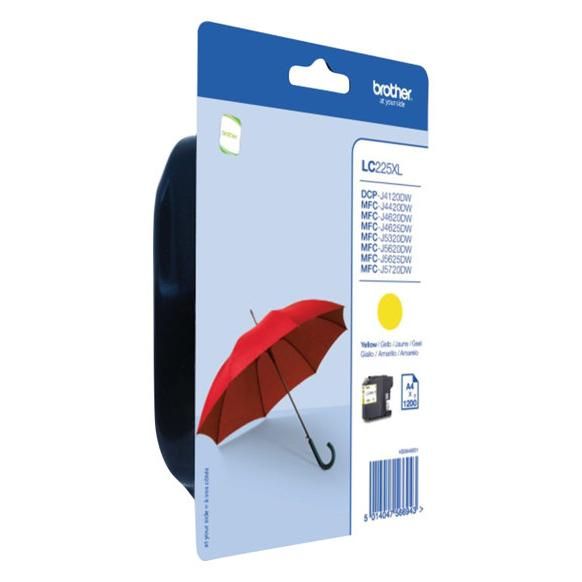 Brother Jaune LC225XLYBP - vue 2