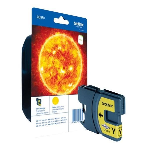 Brother LC980Y Jaune - vue 6