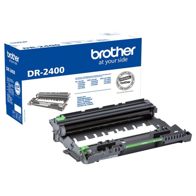 Brother DR2400 - Noir - original - kit tambour - pour Brother DCP-L2510, L2530, L2537, L2550, HL-L2350, L2370, L2375, MFC-L2713, L2730, L2750