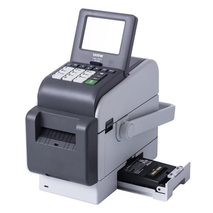 Brother TD 2350DSAH300 Imprimante d'étiquettesde reçus et thermique direct Rouleau 6 3 cm 300 ppp jusqu'à 152.4 mmsec Wi Fi n Bluetooth 5.2 LAN USB 2.0 hôte USB