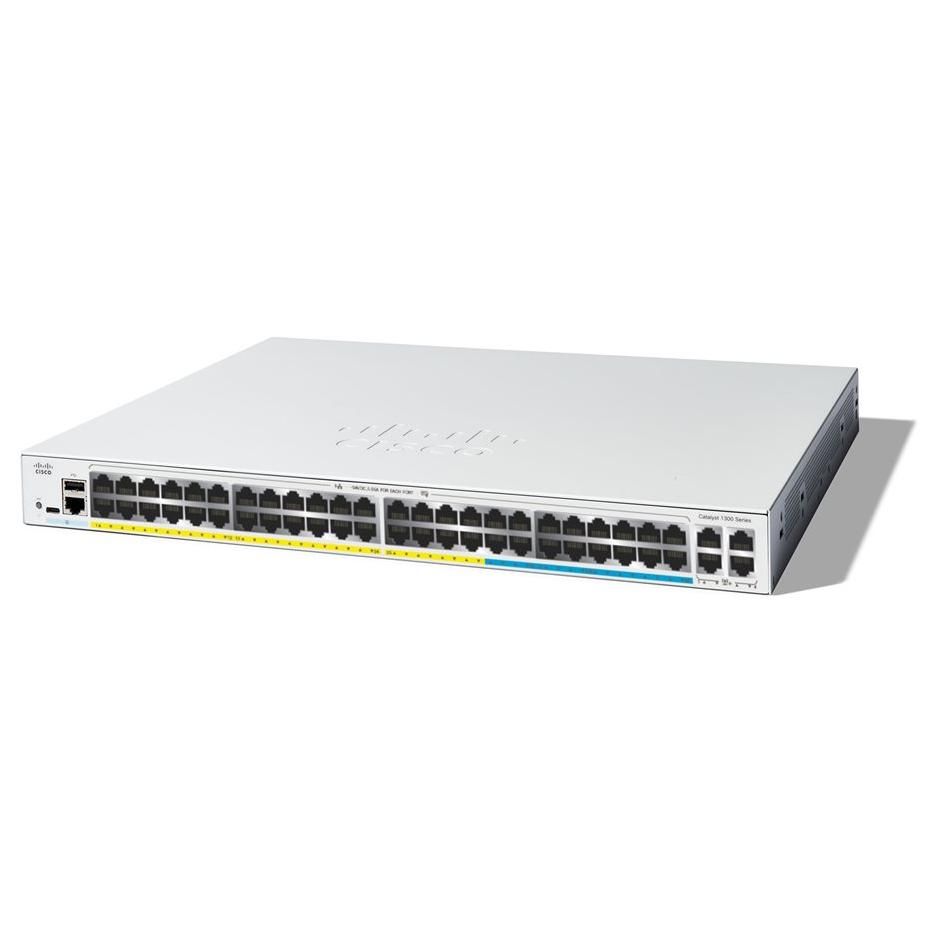 Cisco Catalyst C1300 48MGP 4X commutateur réseau Géré L2L3 Gigabit Ethernet 101001000 Connexion Ethernet supportant 'alimentation via ce port PoE Neuf - vue 3