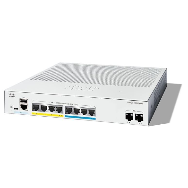 Cisco Catalyst C1300 8MGP 2X commutateur réseau Géré L2L3 Gigabit Ethernet 101001000 Connexion Ethernet supportant 'alimentation via ce port PoE Neuf - vue 3