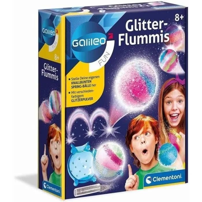 Clementoni Crazy glitter balls 8005125507023