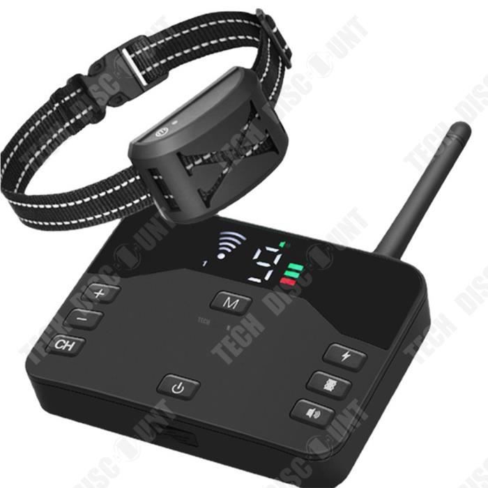 Comparer les prix de Td® Collier Anti Fugue Chien Sans Fil One Commande À Distance Résistant À L'eau Et À La Poussière Réglable En Plusieurs Position