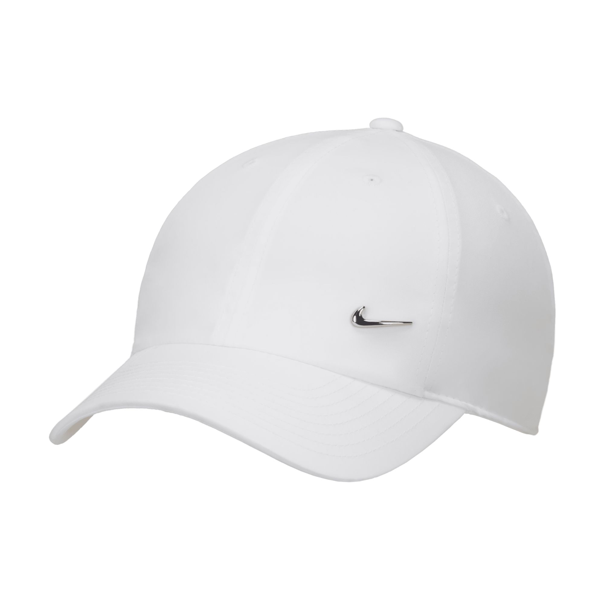 Casquette Sans Structure Avec Swoosh Métallique Nike Dri-Fit Club - Blanc