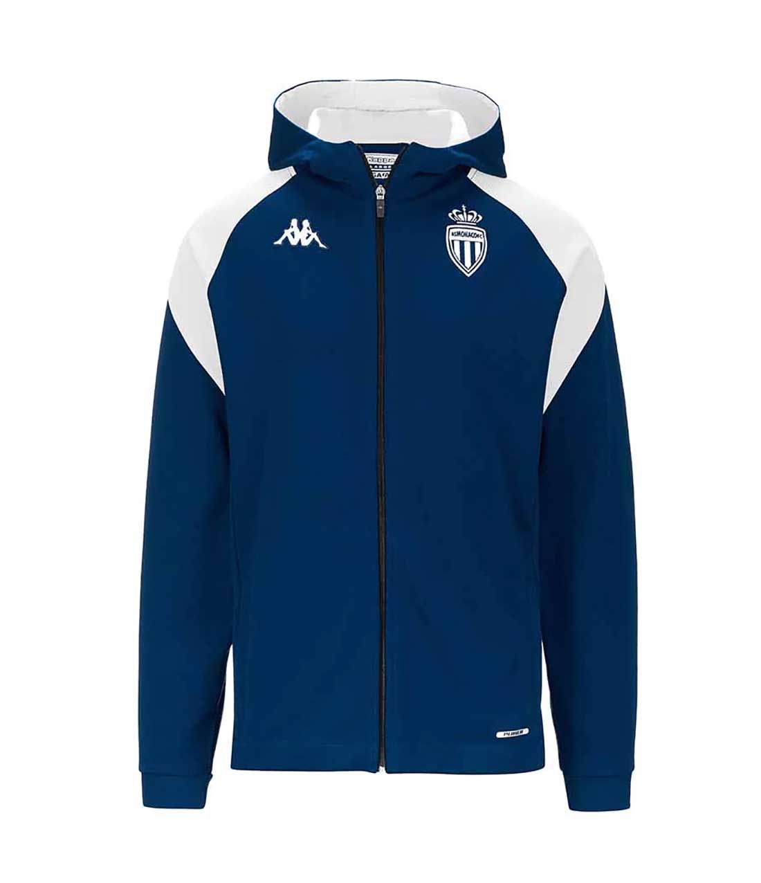 sweatshirt arufeod 7 as monaco football homme - bleu - S