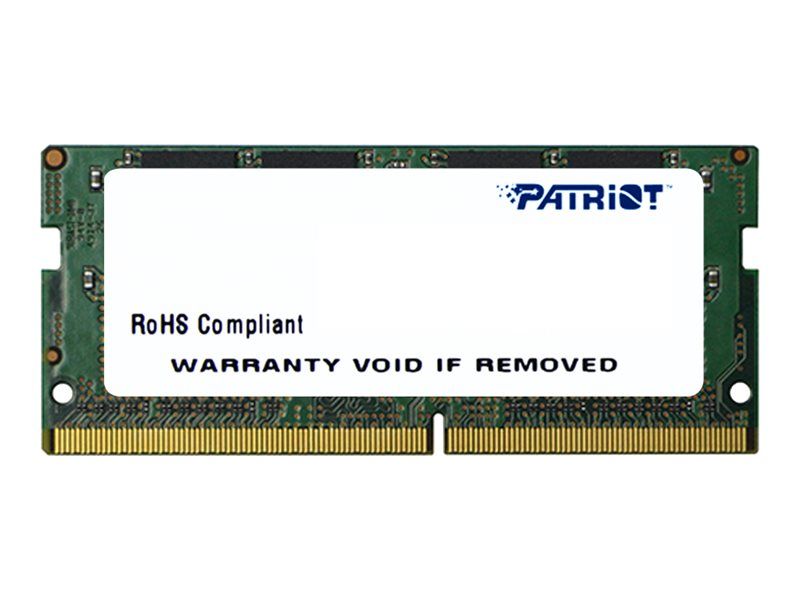 Patriot Signature Line DDR4 module SO DIMM 260 broches 2400 MHz / PC4 19200 CL17 1.2 V mémoire sans tampon non ECC