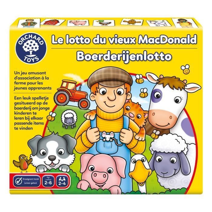 Les Jeux Prescolaires Tomy Games Le Loto Du Vieux Macdonald