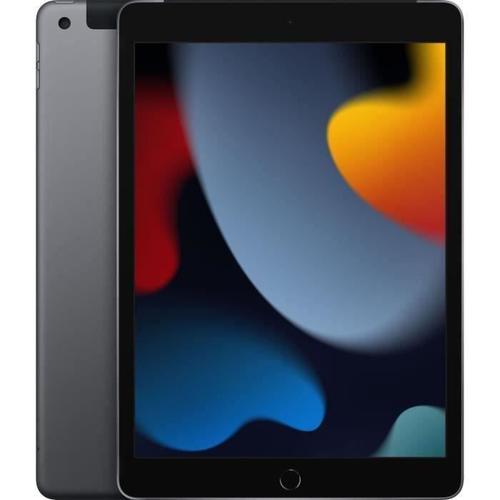 Apple - iPad (2021) - 10,2" WiFi + Cellulaire - 64 Go - Gris Sidéral - Reconditionné - Très Bon État
