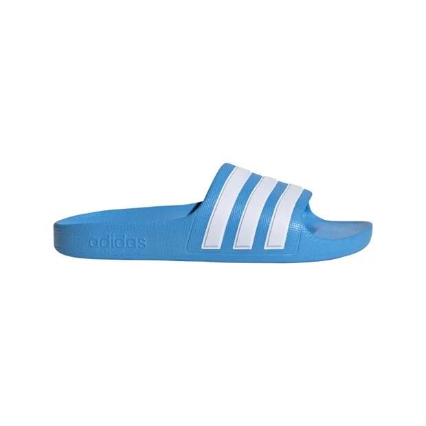 Adidas Adilette Unisex Tongues Et Sandales - Bleu - Taille: 33 - Maille/Synthétique - Foot Locker