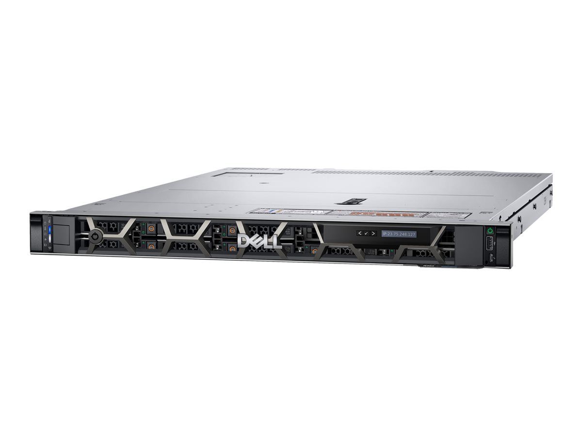 Dell PowerEdge R450 - Xeon Silver 4310 2.1 GHz 16 Go RAM 480 Go Noir