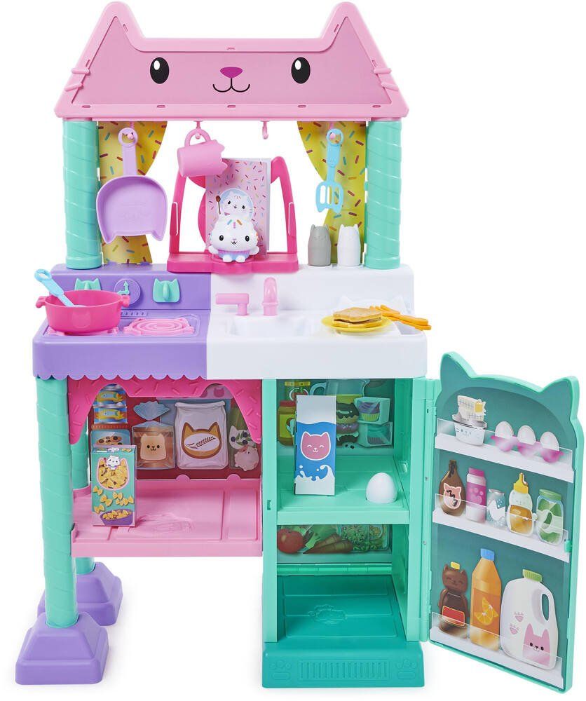 Gabby et la Maison Magique Gabby Dollhouse Cuisine De P’tit Chou 1 Cuisine Géante + 20 Accessoires Gabby Chat Tirée Du Dessin Animé Gabby Et La Maison Magique Jouet Enfant et + - vue 10