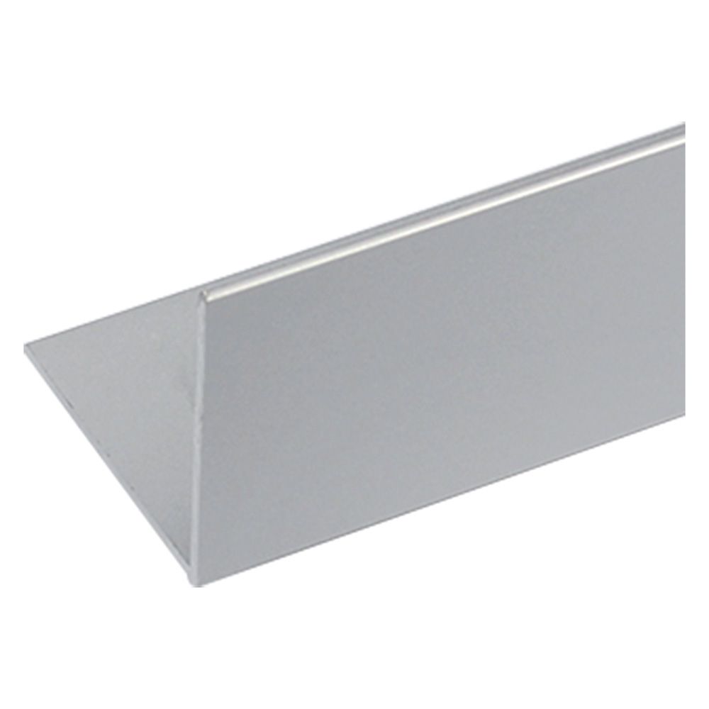 15 X PROFIL D ANGLE DIY mm 10 x 10 x 1 - 2 m argent brillant.