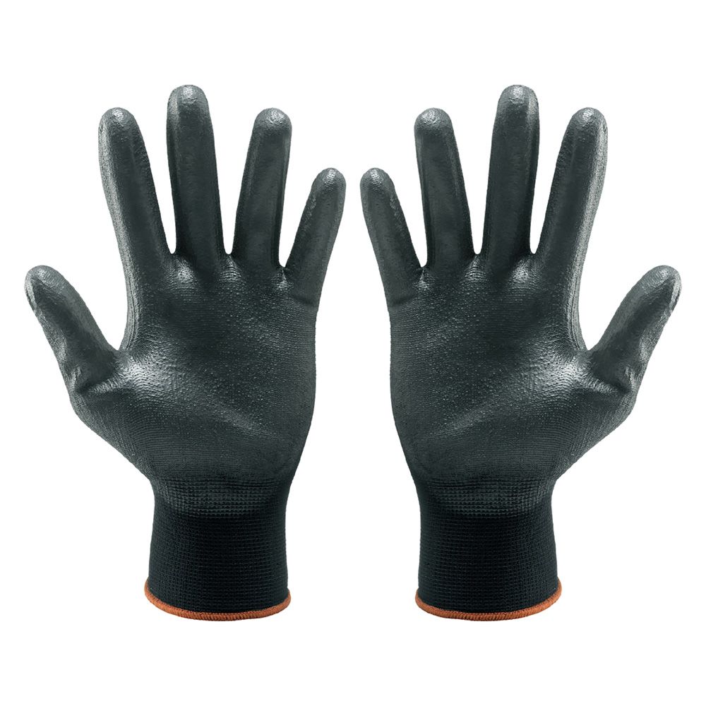 12 X GANTS ECO-LITE Taille. 8 noirs