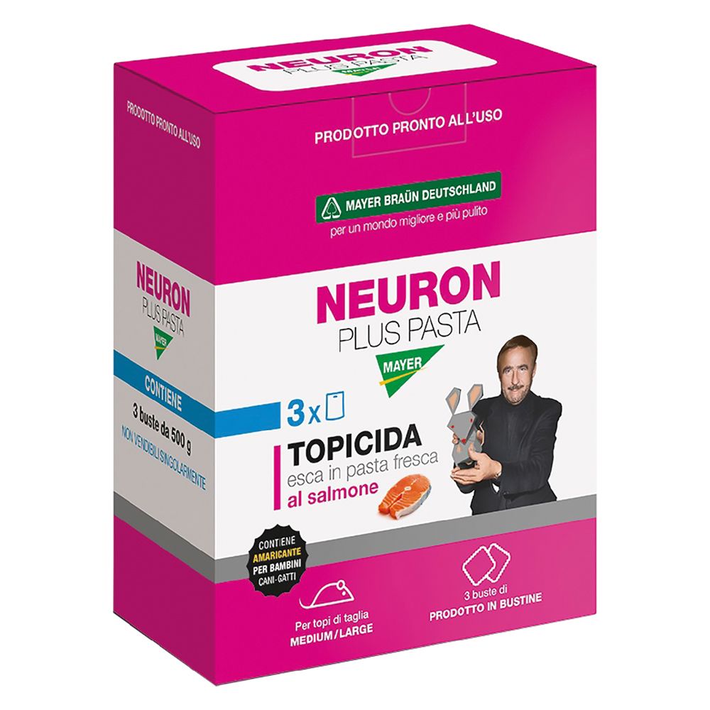 1 X APPaT POUR RAT NEURON gr. 1500 - cf. 3 sachets (500 gr.)