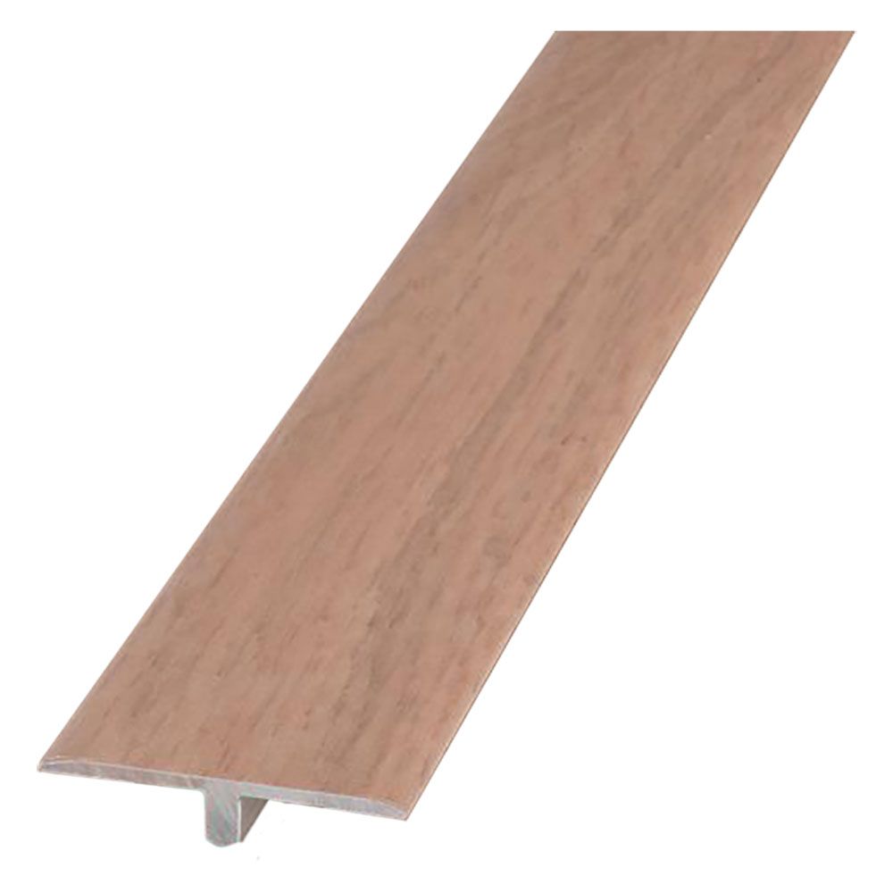 2 X PROFIL PLAT POUR STRATIFIe ET PARQUET UNISYSTEM recouvert de chêne fonce