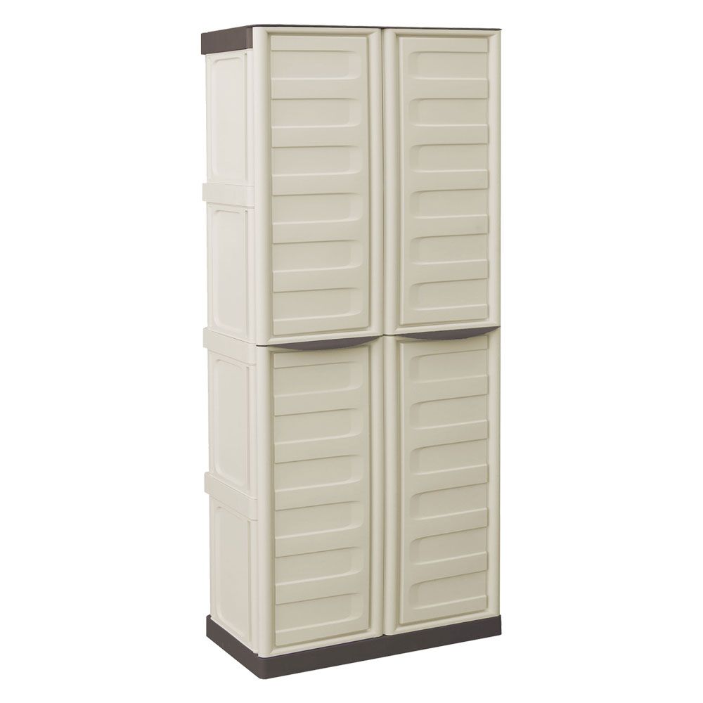 1 X ARMOIRE A BALAIS SPAZIO 70 x 39 x H 165 cm