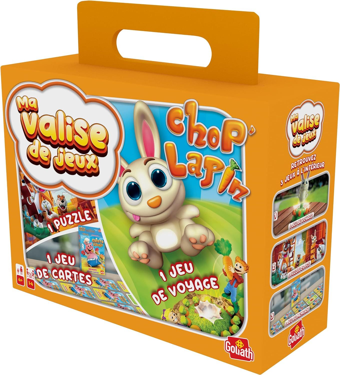 Valisette Multi-Jeux Chop' Lapin