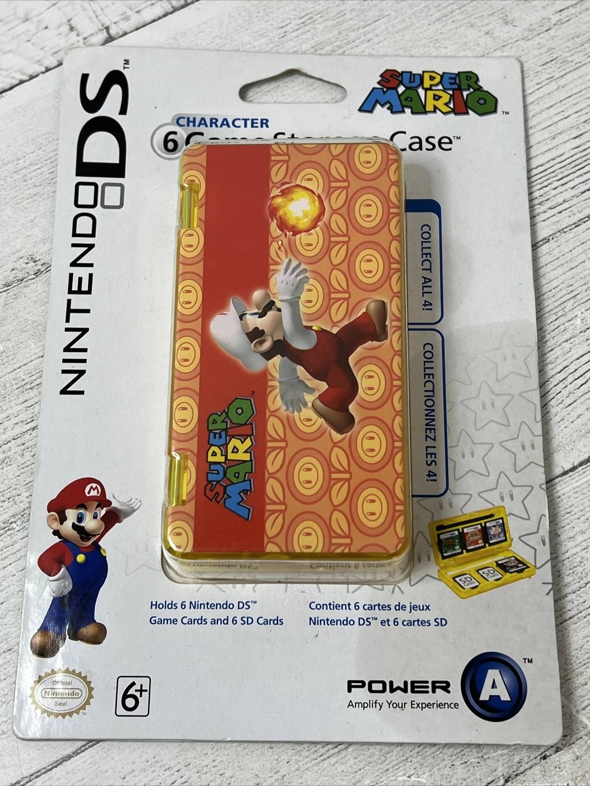 Étuis De Rangement Pour Jeux Mario Et Yoshi 6 X2 Pour Nintendo Ds Dsi 2ds 3ds