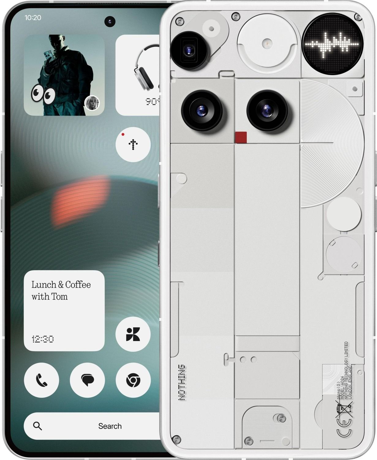 Nothing Phone (3) 5G Dual-SIM 512 Go Blanc