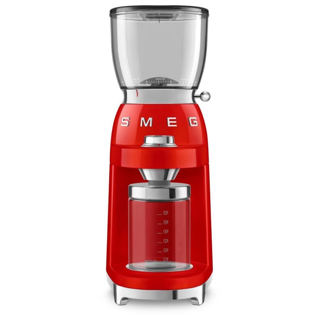 Smeg - Moulin à café 350g 150w rouge CGF11RDEU