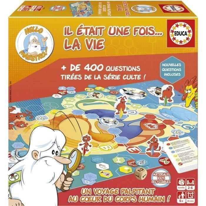 Educa Il etait Une Fois La Vie New Jeu Plus de 500 Questions tirées de la série culte. De Nouvelles Questions sur Le thème de la Vie. A partir de 19645 - vue 8