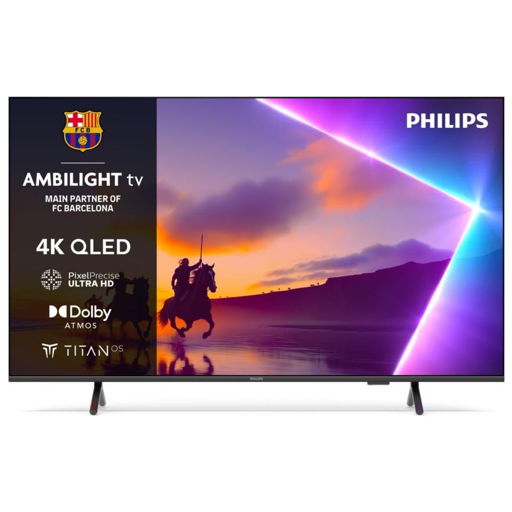 Philips 50PUS8550 Classe de diagonale 50' TV LCD rétro éclairée par LED QLED Smart TV TITAN OS 4K UHD 3840 x 2160 HDR
