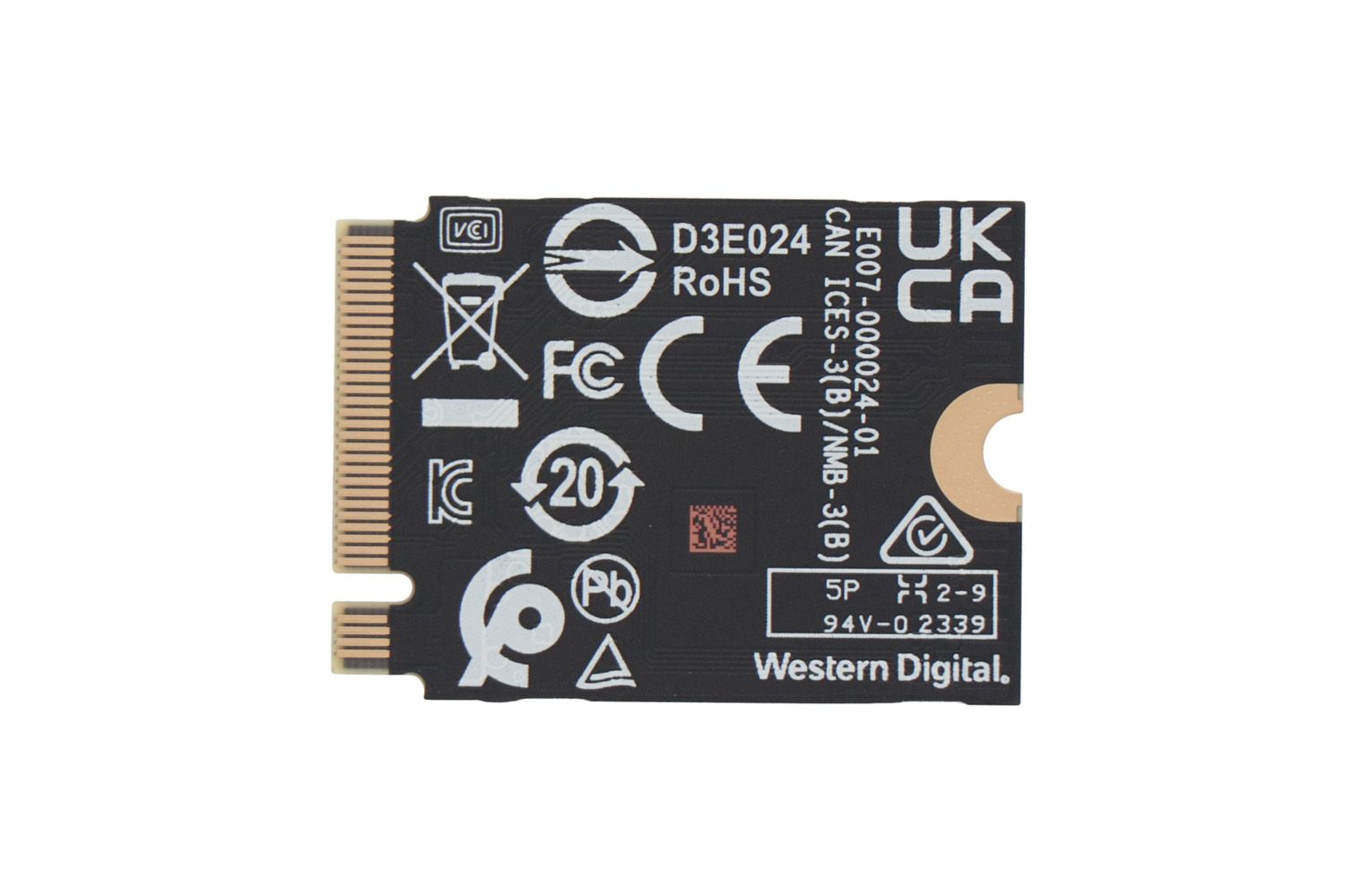 Asus ROG ALLY SSD NVMe M.2 2230 2 To - SN770M - WD_Black
