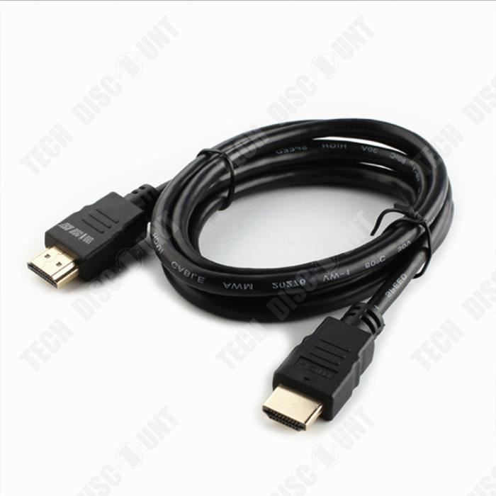 TD® Câble HDMI 19 + 1, version 1.4, câble de données HD, câble de connexion original pour TV 4K, câble décodeur HDMI HD