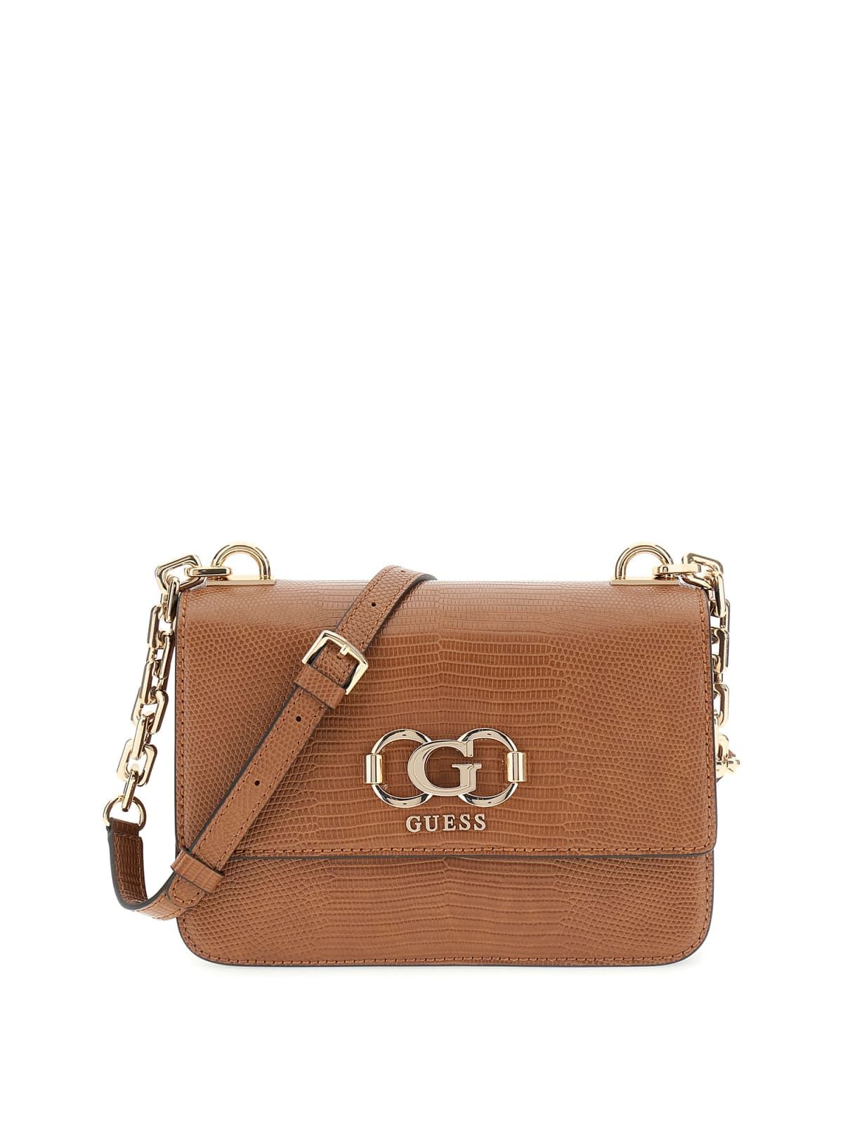 Guess Sac Bandoulière Anadela 3 Comp Satch Cognac KG962420