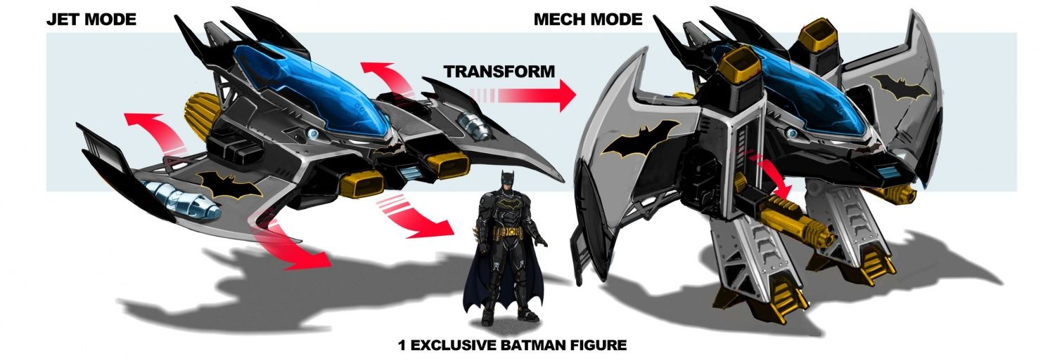 Dc Metal Force Batwing Transformable Dc Metal Force