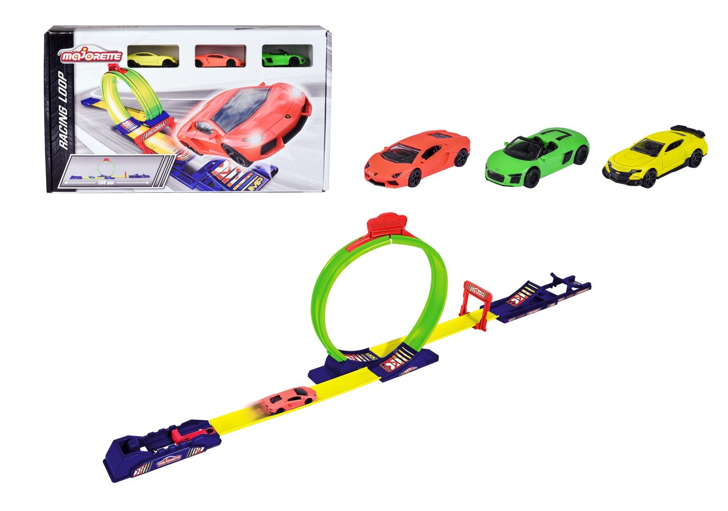 Majorette Racing Loop Pack de 3 Véhicules - vue 3