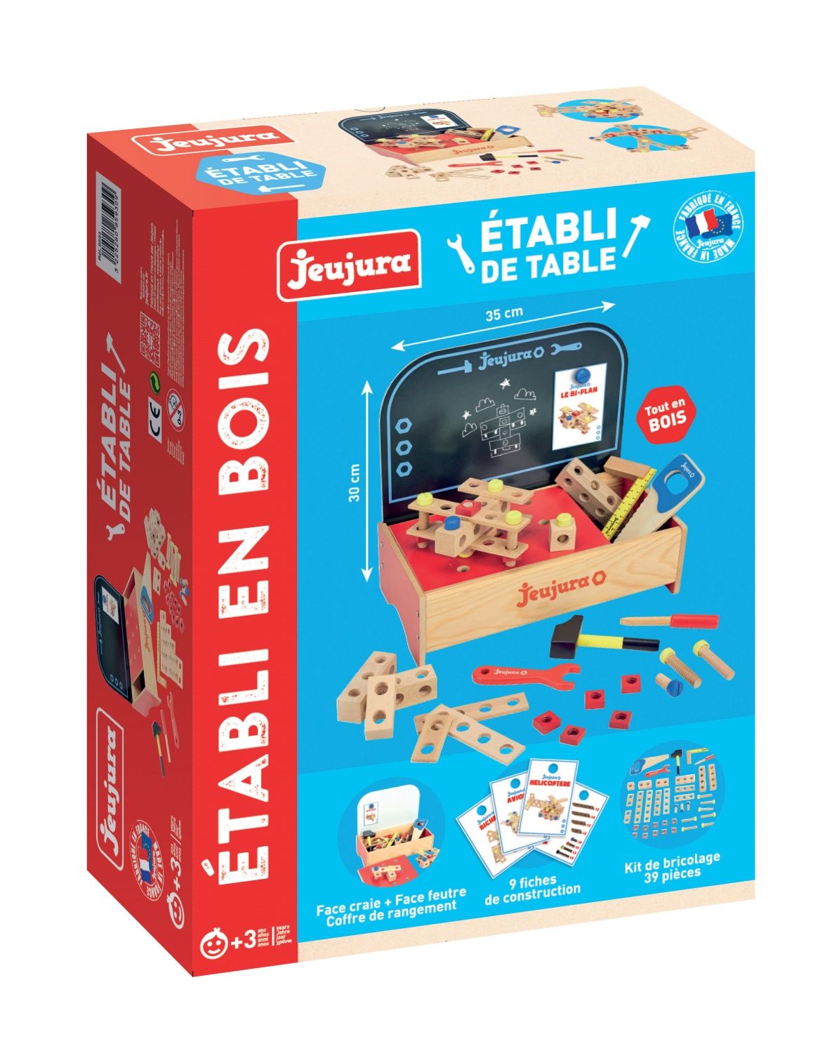 Jeujura Etabli De Table En Bois
