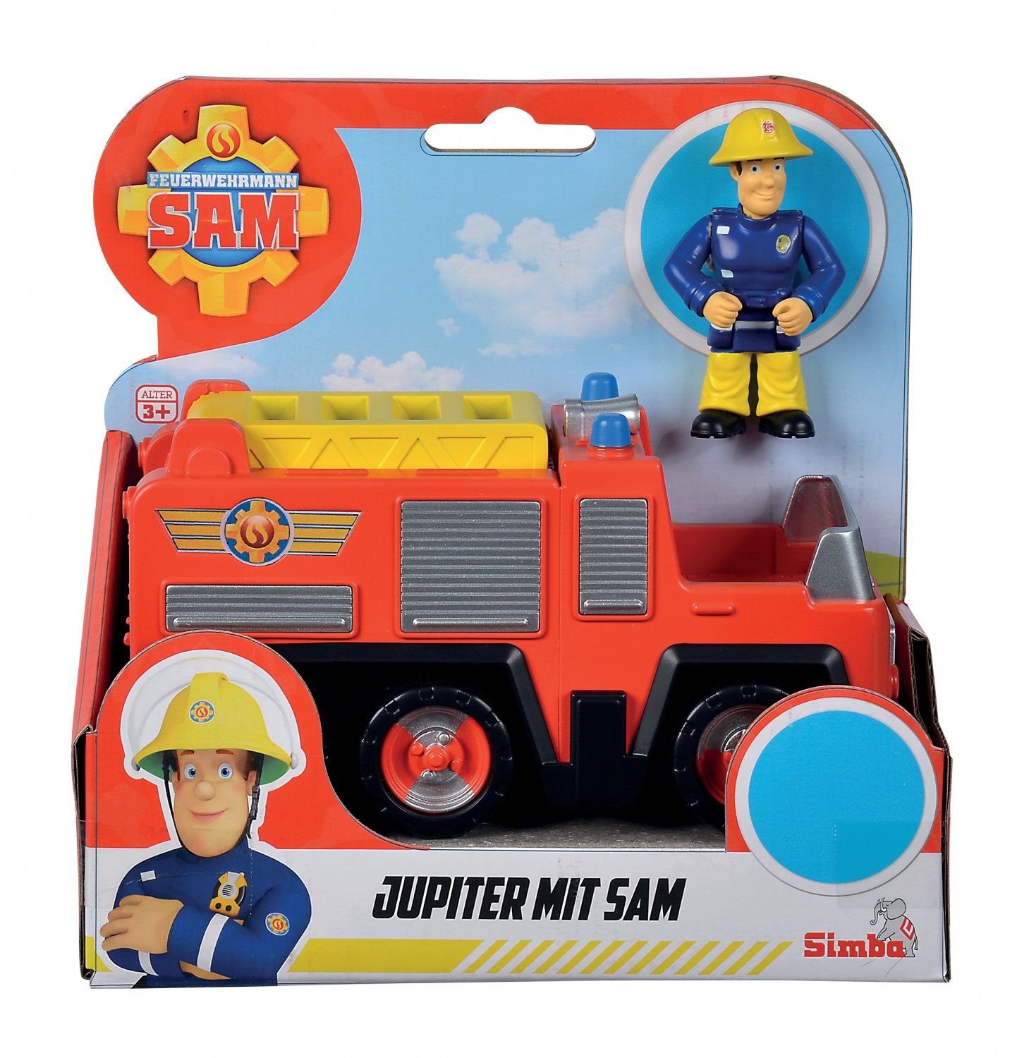 Mini véhicule Sam le Pompier SILVERTORN Camion Jupiter Figurine articulée incluse A partir de - vue 5