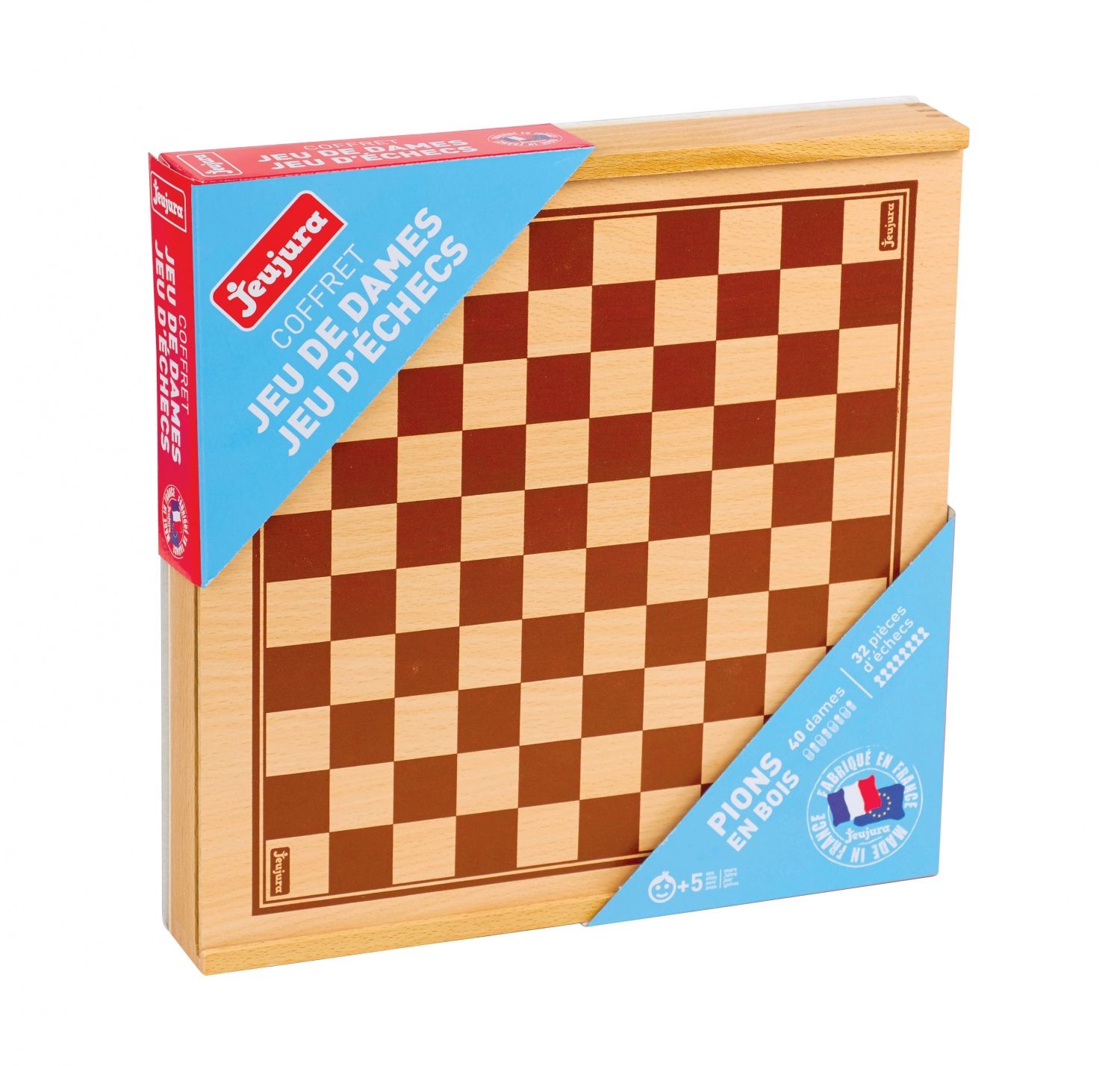 Coffret Jeux de Dames et Echecs - vue 3