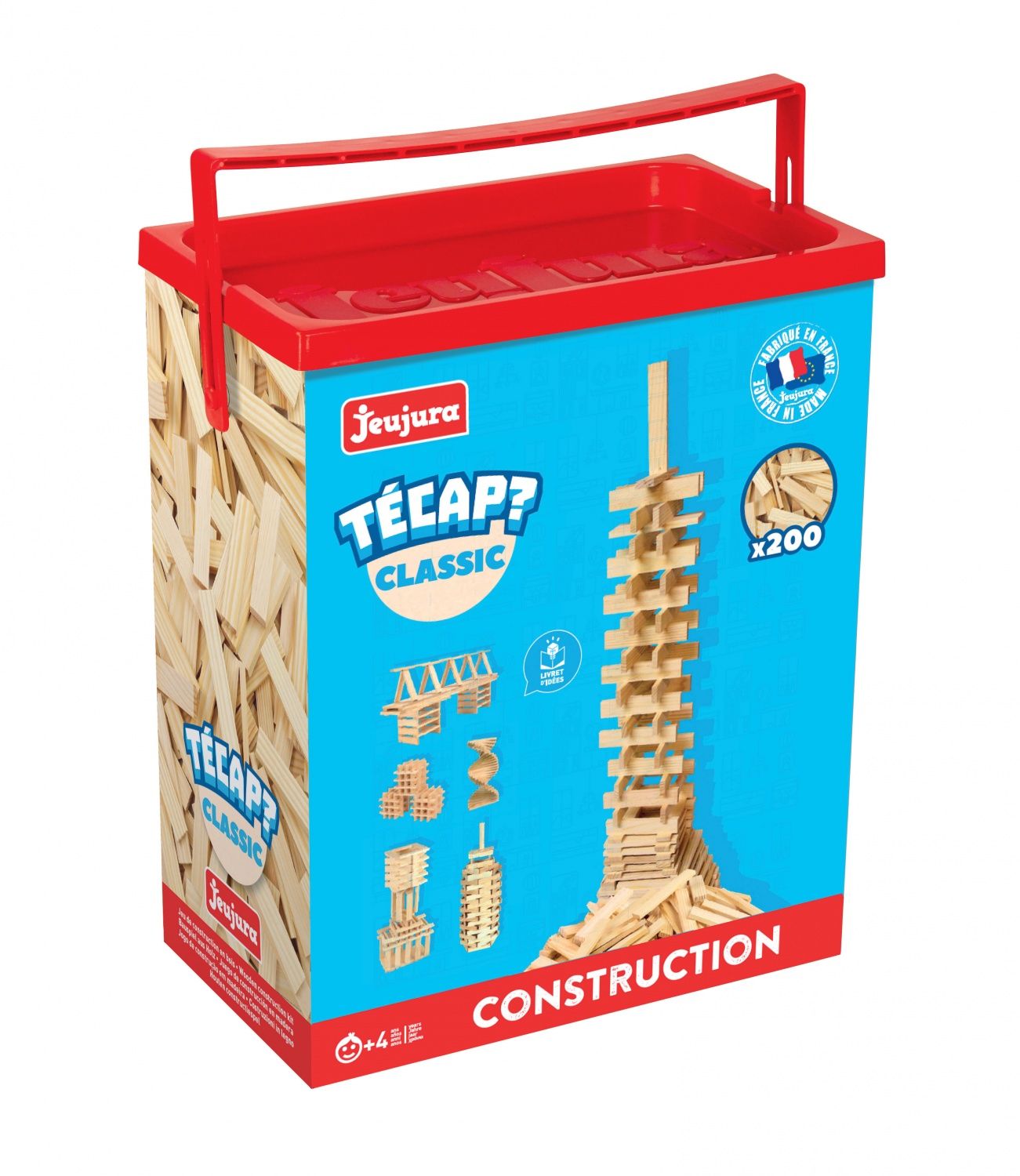 JEUJURA TECAP Classic 200 planchettes en bois
