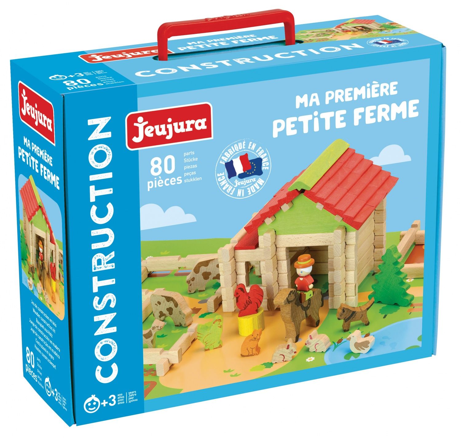 Jeu De Construction Ma Premiere Petite Ferme 80 Pieces