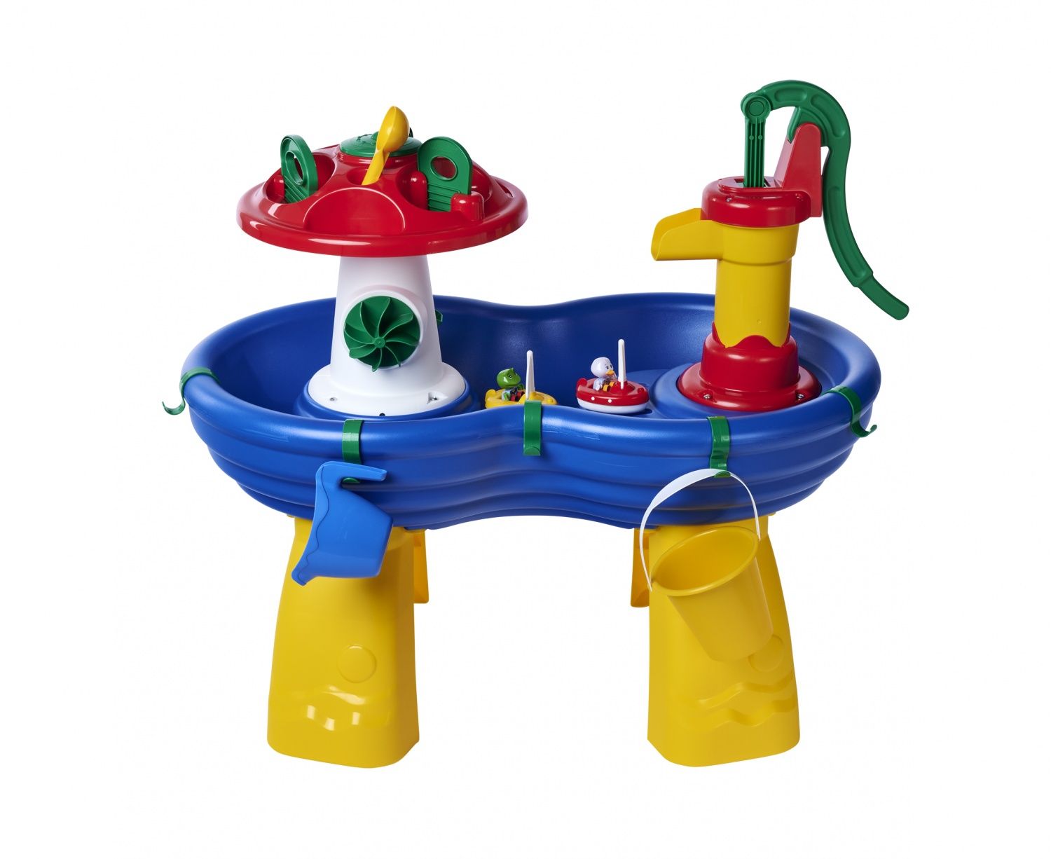 Table d'eau pour enfants Aquaplay Champignon Arroseur 2 bâteaux et 2 figurines incluses