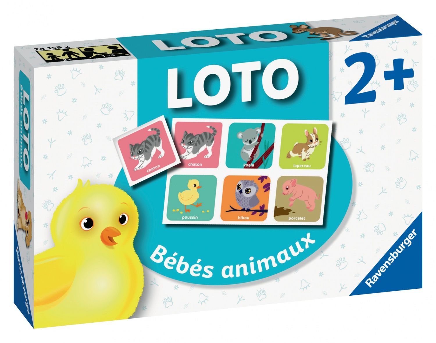 Jeu Éducatif Loto Bébés Animaux Ravensburger La Boîte - vue 3