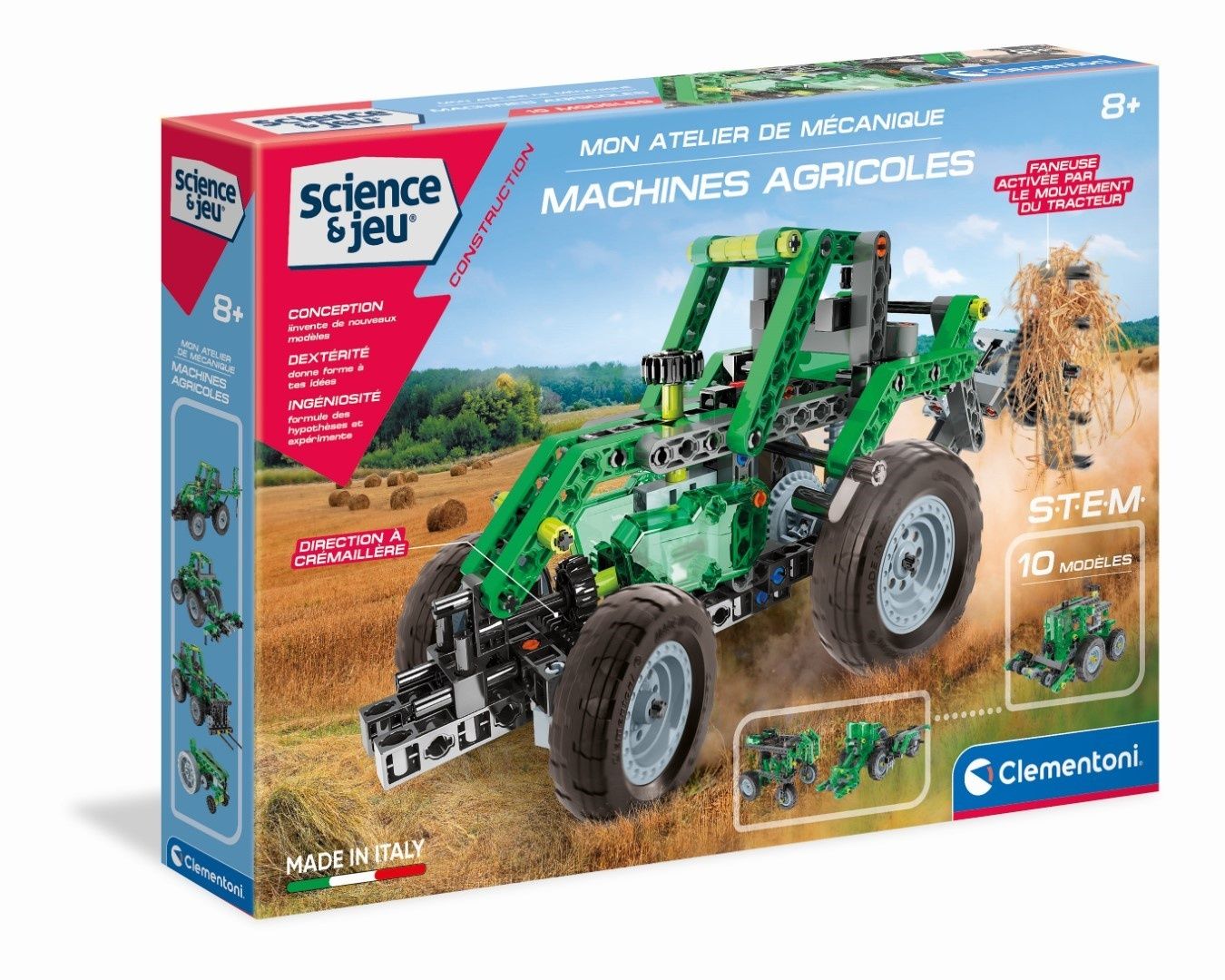 Science & Jeu : Mon atelier de mécanique : Camion de pompier Clementoni Jeux