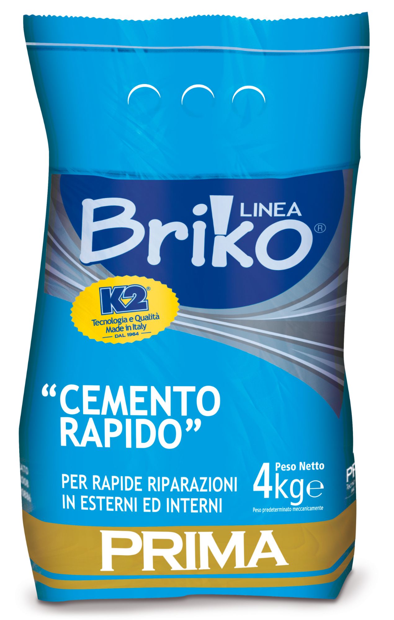 4 XLIGNE DE CIMENT RAPIDE BRIKO DE KG. 4