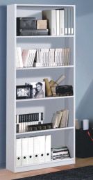 1 XKIT BIBLIOTHEQUE STYLE 80X28XH201 CM BLANC