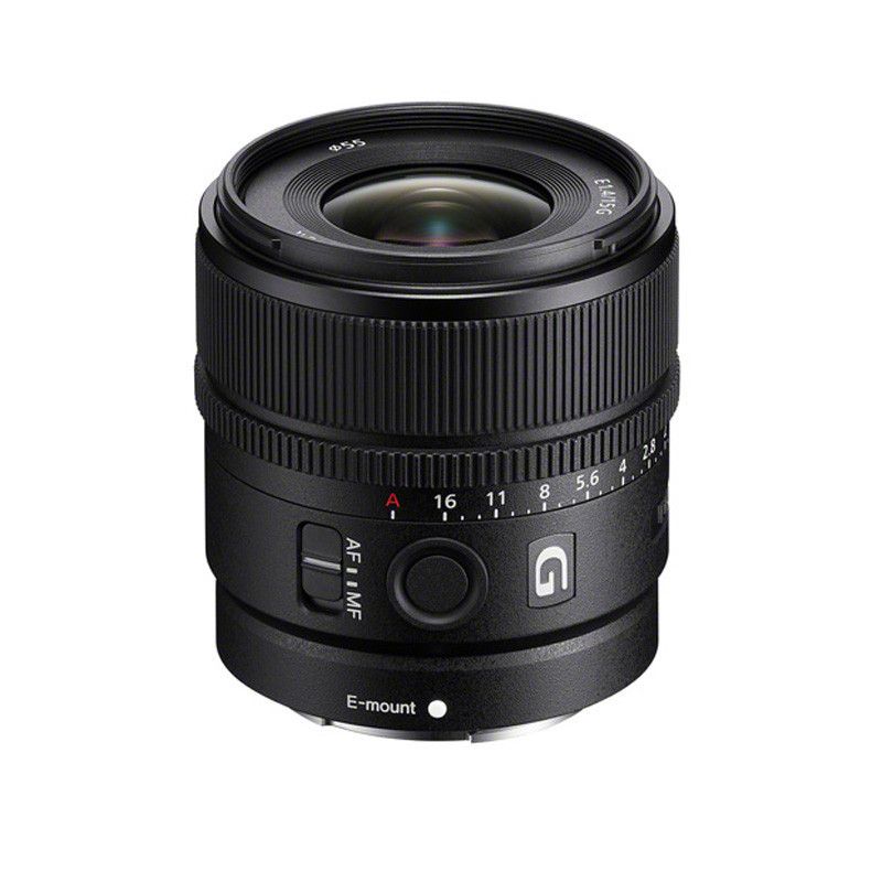 Objectif hybride Sony E 15mm f1.4 G - vue 3