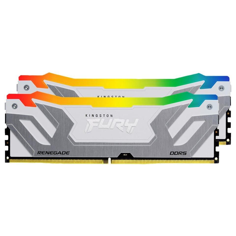 Kingston FURY Renegade RGB DDR5 kit 48 Go + 2 x 24 Go DIMM 288 broches 8800 MT/ / PC5 70400 CL42 1.4 V mémoire non tamponnée chronométrée on die ECC - vue 2