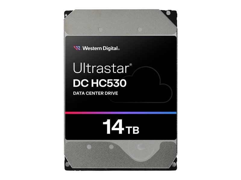 WD Ultrastar DC HC530 WUH721414AL5204 - Disque dur - 14 To - interne (de bureau) - 3.5 (dans un support de 3,5) - SAS 12Gb/s - 7200 tours/min - mémoire tampon : 512 Mo