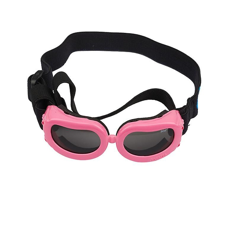 Lunettes De Soleil Pour Chiens De Petite Race, Protection Uv Avec Sangle R¿¿Glable, Lunettes De Soleil Coupe-Vent Roses