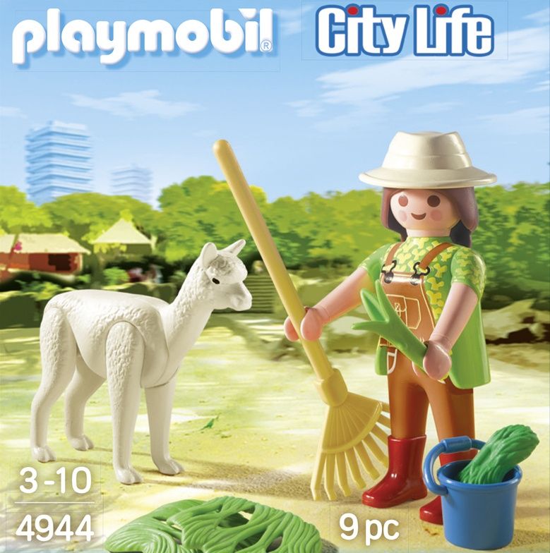 Soigneur Avec Bébé Alpaga Playmobil - vue 2