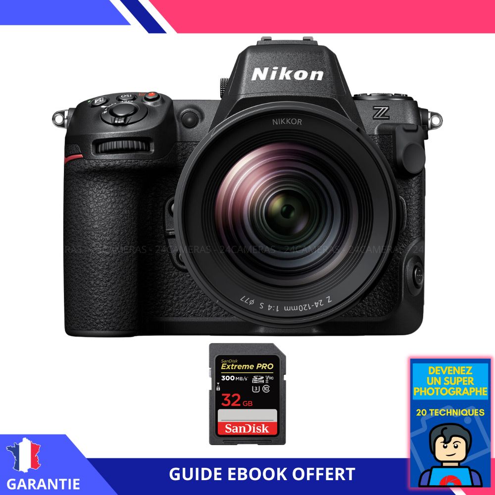 Nikon Z8 + Z 24 120mm F4 + 1 SanDisk Extreme PRO UHS II SDXC 300 MB/ + Ebook Devenez Un Super Photographe Appareil Photo Nikon - vue 3